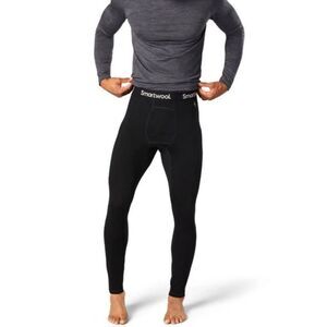 Smartwool Men's All-Season Merino Wool Base Layer Bottoms Black XL